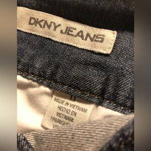 DKNY mini jean skirt